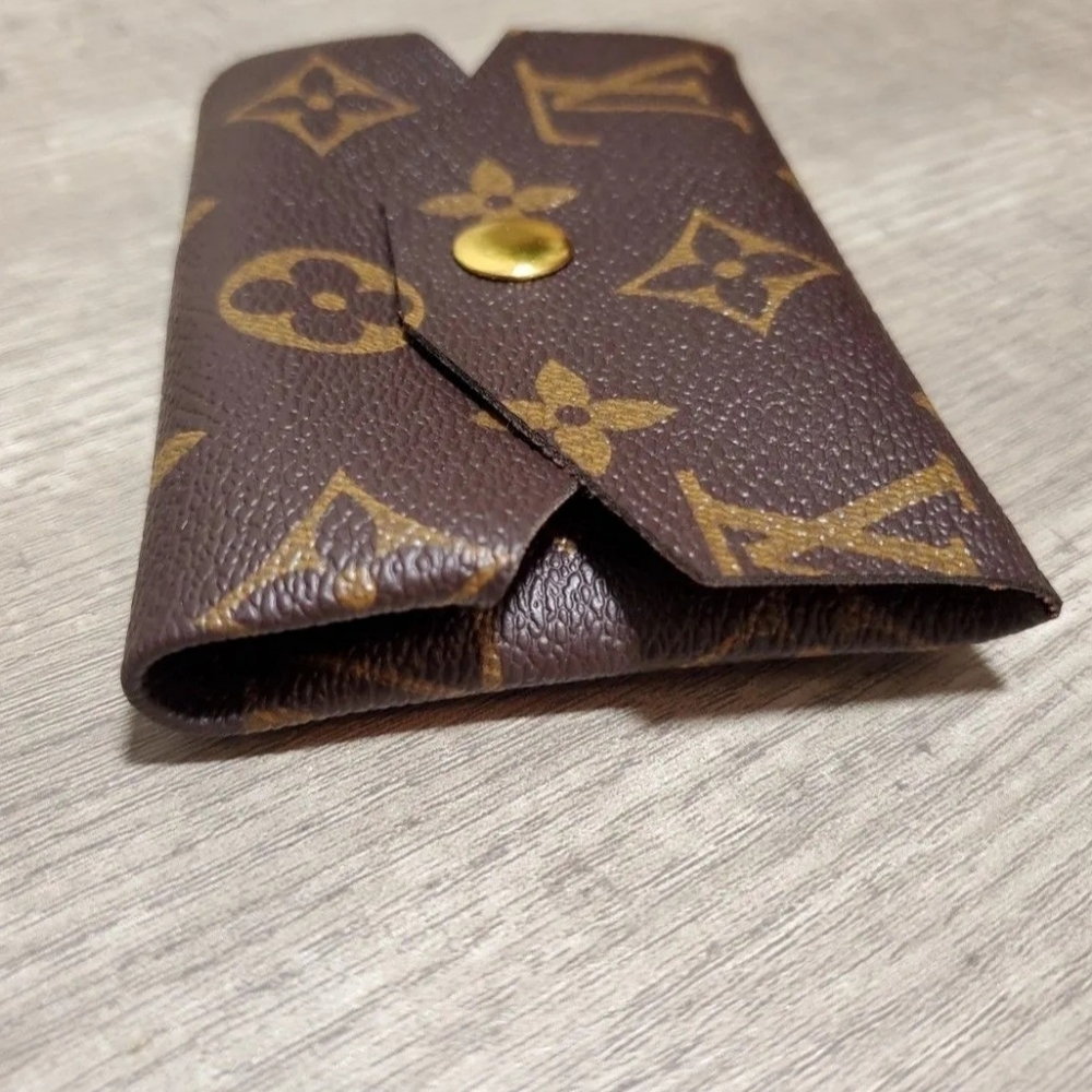 Brand New Upcycled Louis Vuitton Origami Card Pouch Wallet - Picture 3 of 7